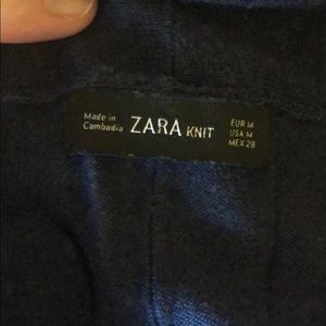 Blue warm Zara cardigan